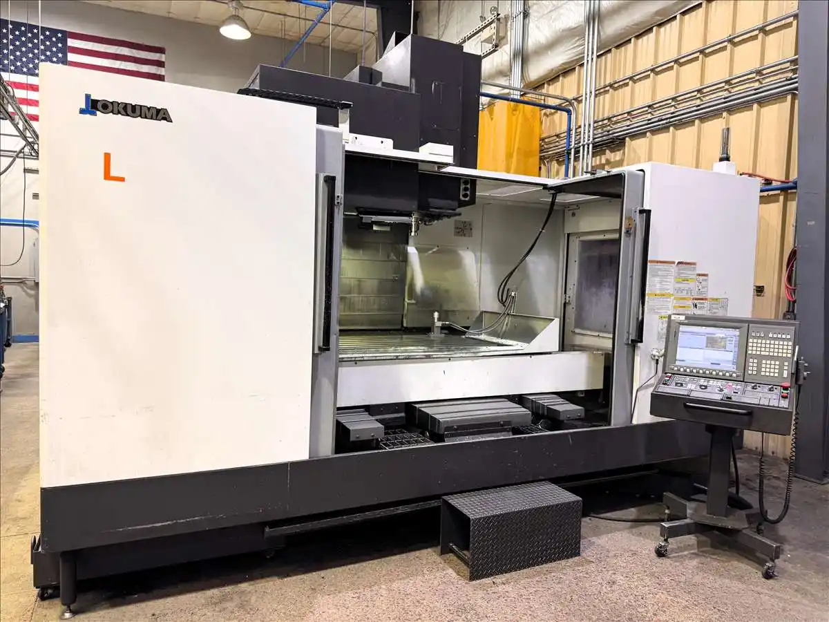 Okuma #Millac-761VII, CNC vertical machining center, OSP-P300MA, 60.6" X, 29.9" Y, 25.9" Z, 6000 RPM, Cat 50