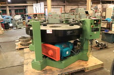 72" Lapmaster #72, single sided lapping machine, open face, cast iron plate, 27-1/4" conditioning rings