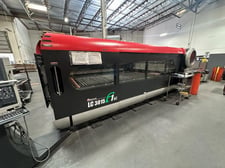 Amada #LC-3015F1-NT, CNC Co2 laser, 4000 watt, 5' x10' sheet, 121" X, 61" Y, 3.94" Z, 208 V., 2008