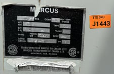 500 KVA 600 Primary, 480 Secondary, Marcus Transformer of Canada Ltd., 3-Phase auto transformer, Step-Down