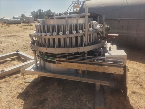 Zacmi #0295/40/3, 40-Head Rotary Piston Can Filler, Stainless Steel, 550 ml/18 oz. max. fill, 2.5" diameter