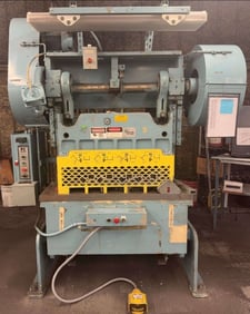 40 Ton Rousselle 4B48, 2" Stroke, 16" x 48" Bed, Air Clutch, From Service & Excellent, New 1988, Tag #16456