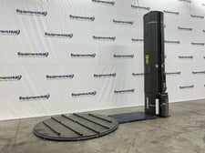 Lantech #Q-300, semi-automatic pallet stretch wrapper, 3500 lb. load, 96" turntable, 144" wrap height, 3-12