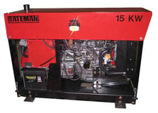 15 KW Bateman #MagGen, diesel magnet generator package, 230 VDC, 65 amps, 22 HP Yanmar engine, 3000 RPM