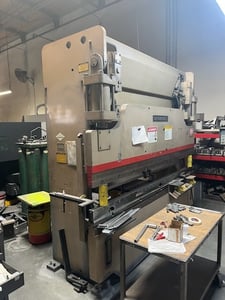 90 Ton, Cincinnati #90CBIIX8, CNC Press Brake, 1032" between housing, 8" stroke, 7" throat, 24" Back Gauge