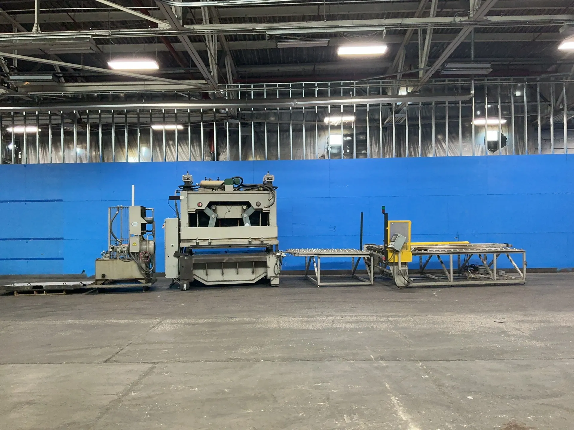 350 Ton, Bruno #FH350, Die Cutting Press, Allen Bradley Panel View Control, Hydraulic Unit, 3/60/480 V.
