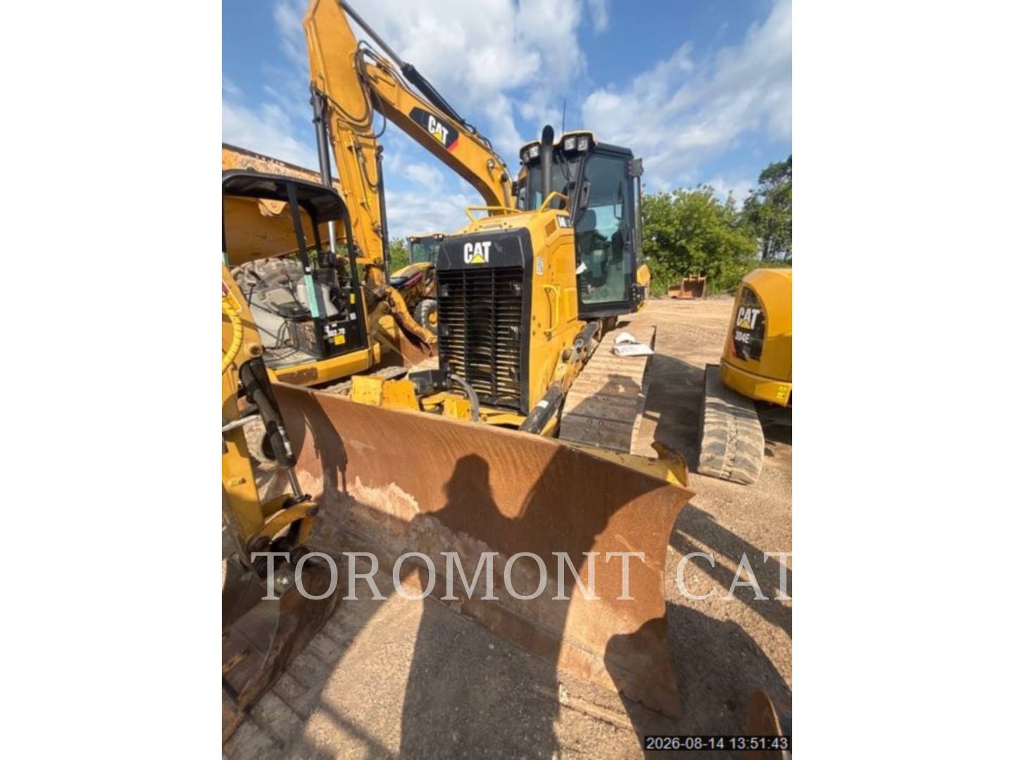 Caterpillar D4K2XL, 3596 hours, S/N: KM202331, 2017
