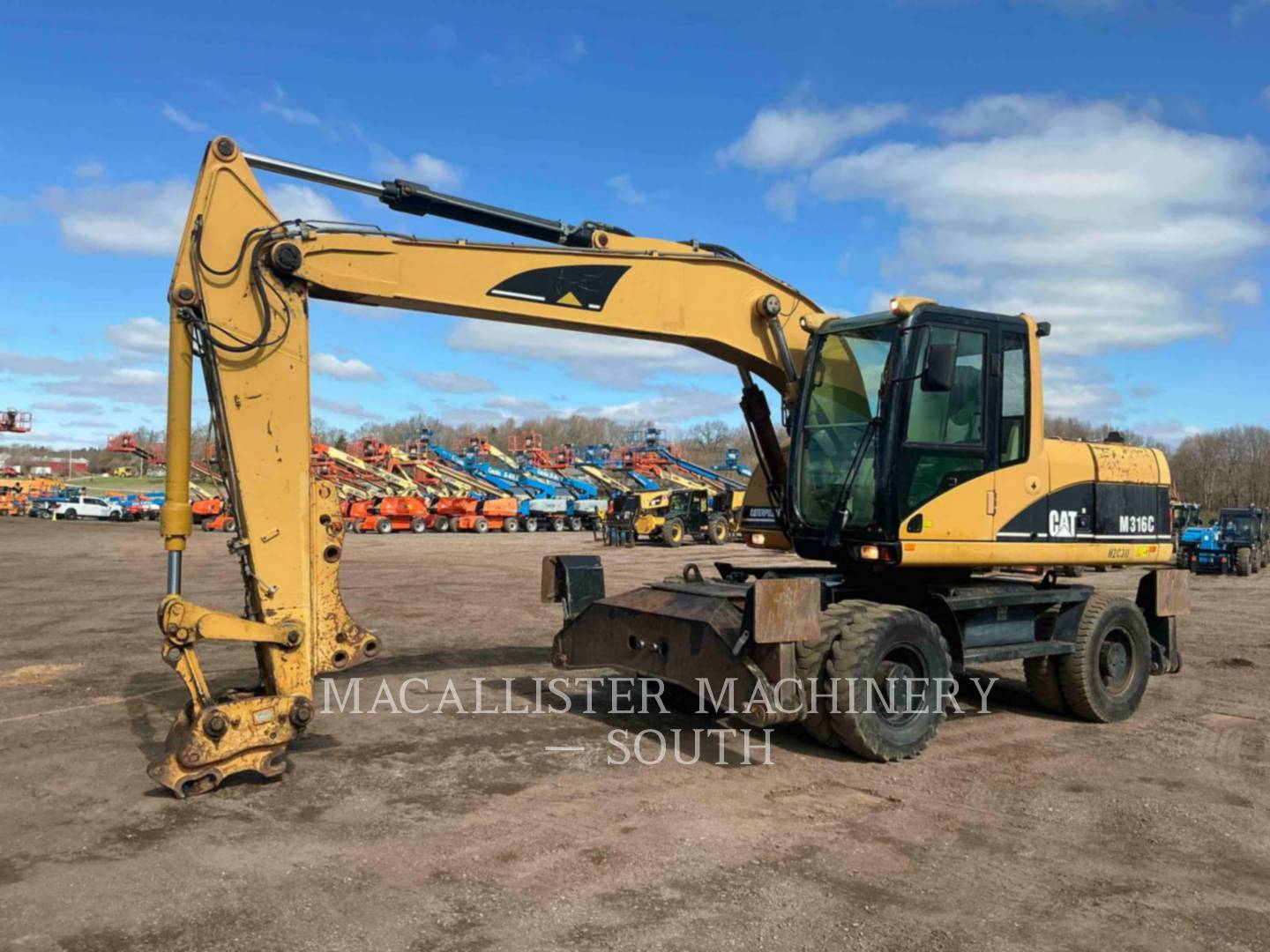 Caterpillar M316C, Wheel Excavator, 4875 hours, S/N: H2C00311, 2006