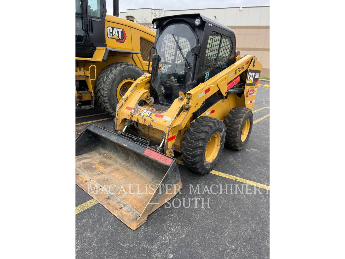 Cat 246D, Skid Steer Loader, 3675 hours, S/N: BYF02932, 2016