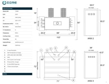 2500 KVA 4160 Delta Primary, 480Y/277 Secondary, SUB, Recon(4 available, shipment available in 10 days)