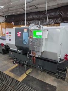 Haas #ST-20, CNC lathe, 21" swing, 22.5" machining length, 13" turning diameter, 8" chuck, 2.5" bar, 20 HP