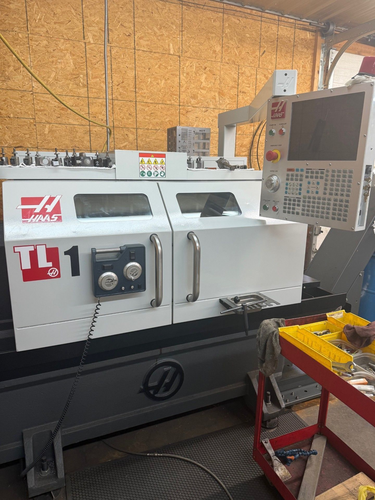 Haas #TL-1, CNC toolroom lathe, 20" swing, 30" machining length, 16" turning diameter, 8" chuck, 2.3" bar, 10