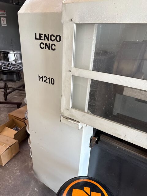 Lenco #M210, CNC wheel lathe, 30" swing, 26" wheel capacity, 5 HP, 1,750 RPM, Lenco T-400 control, 2021
