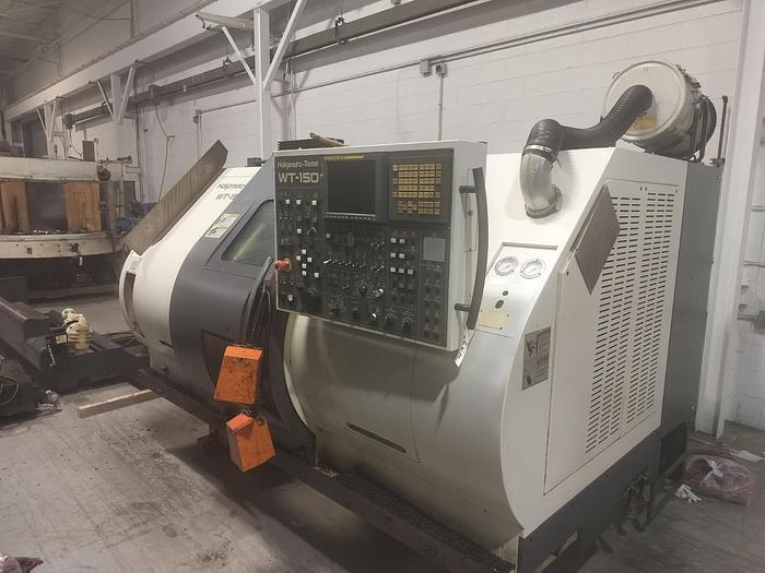 Nakamura -Tome #WT-150S, twin turret CNC lathe, 7.488" turning diameter, 19.8" machining length, 2" bar, 20