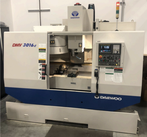 Daewoo Doosan #DMV-3016D, CNC vertical machining center, 32.3" X, 16.1" Y, 20.1" Z, 39.4" x 17.7" table, 15