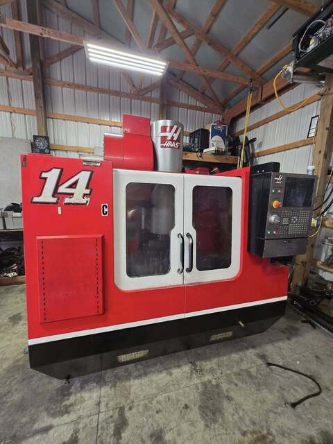 Haas #VF-2SS, CNC vertical machining center, 30" X, 16" Y, 20" Z, 36" x 14" table, 30 HP, 12,000 RPM, CT40