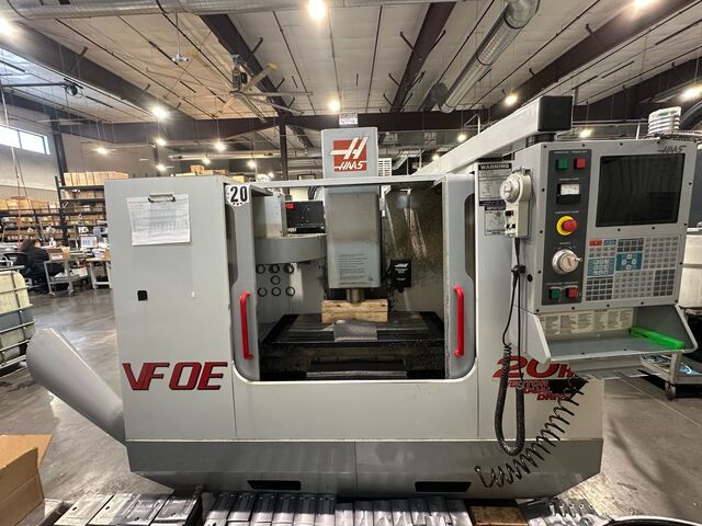 Haas #VF-0E, CNC vertical machining center, 30" X, 16" Y, 20" Z, 36" x 14" table, 20 HP, CAT 40, 20 automatic