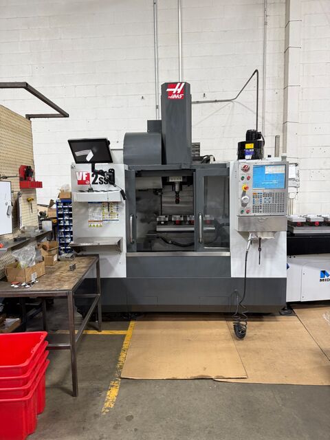 Haas #VF-2SS, CNC vertical machining center, 30" X, 16" Y, 20" Z, 36" x 14" table, 30 HP, 12,000 RPM, CAT 40
