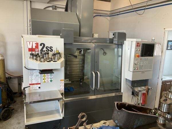 Haas #VF-2SS, CNC vertical machining center, 30" X, 16" Y, 20" Z, 36" x 14" table, 30 HP, 12,000 RPM, CAT 40