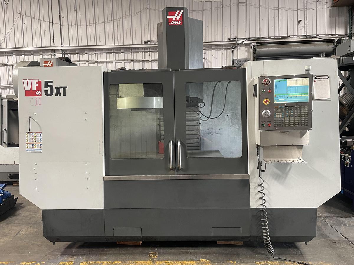 Haas #VF-5XT, CNC vertical machining center, 60" X, 26" Y, 25" Z, 62" x 23" table, 30 HP, 8,100 RPM, CAT 40
