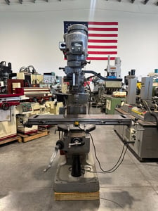 Bridgeport #Series-I, vertical mill, 9" x48" tbl., 2 HP, 32.5" X, 12" Y, 16" Z, 60-4200 RPM, R-8, X-Axis