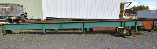 13" wide x 30' long, Trough Belt Conveyor, " S" drive
