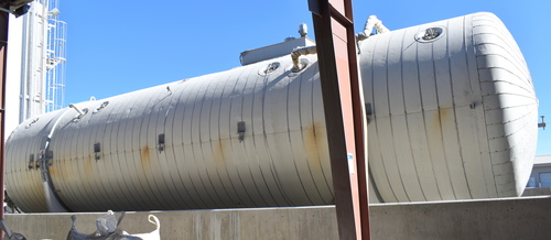 45000 gallon Stainless Steel Insulated Heated Horizontal Tank, 9 psi @ 300&deg;F internal, 40 psi @ 300&deg;F heat