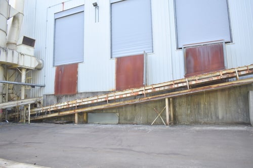 36" wide x 120' long, Belt Conveyor, 37" trough width, Falk 4207J25C gear drive, 24.99:1 ratio, 7.5 HP, 1750