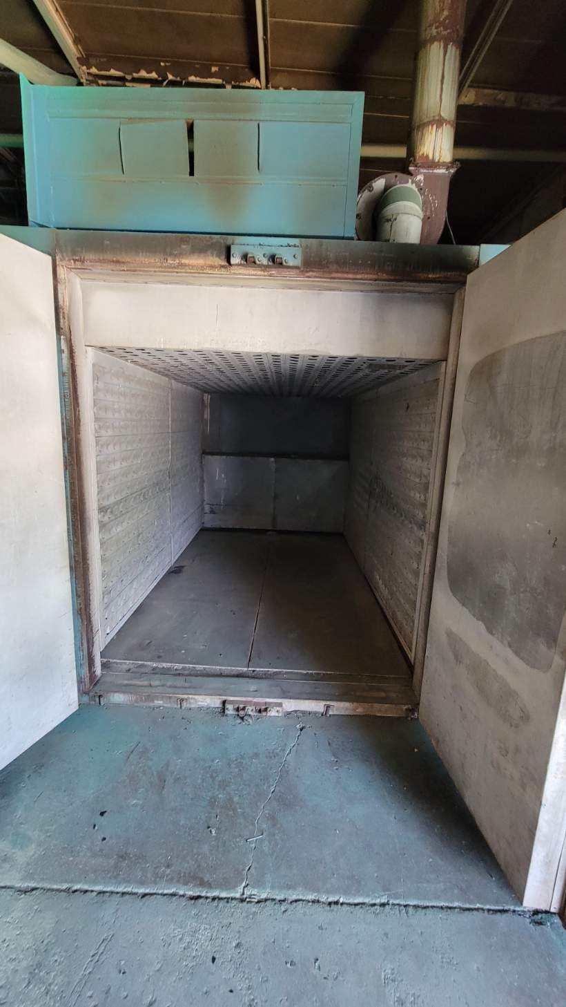 72" width x 72" H x 120" D PQ, walk-in ovens, Gas, 850°F, 220V
