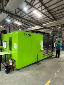 1150 Ton, 69.65 oz., Engel #Duo-5160/1150-speed, servo-hyd horizontal injection molder, 55.91" x 46.06" tie