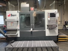 Haas #VF-3SSYT, CNC Vertical Machining Center, extended Y-axis table, tool setter, chip removal system, 220