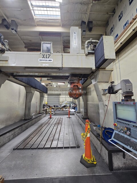 Rambaudi #Ramspeed-H60L, 5-Axis CNC Gantry Mill, 236.2" X Travel, 106.3" Y Travel, 39.4" Z, 24,000 RPM, Fidia