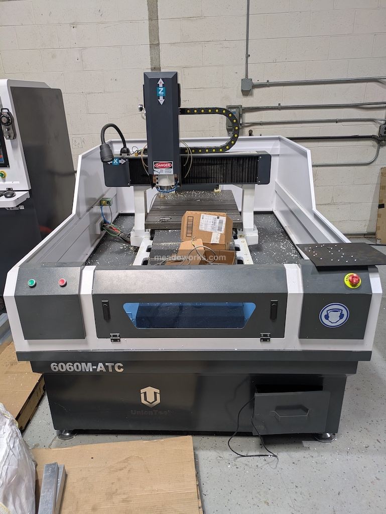 UnionTech #UT6060M, 3-Axis CNC Engraving & Milling Machine, 23.6" X, 23.6" Y, 23.6" x 23.6" table, automatic