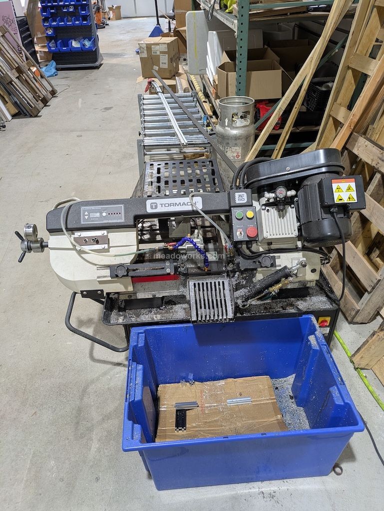 Tormach #AF50, Horizontal Band Saw, bar feed, manual