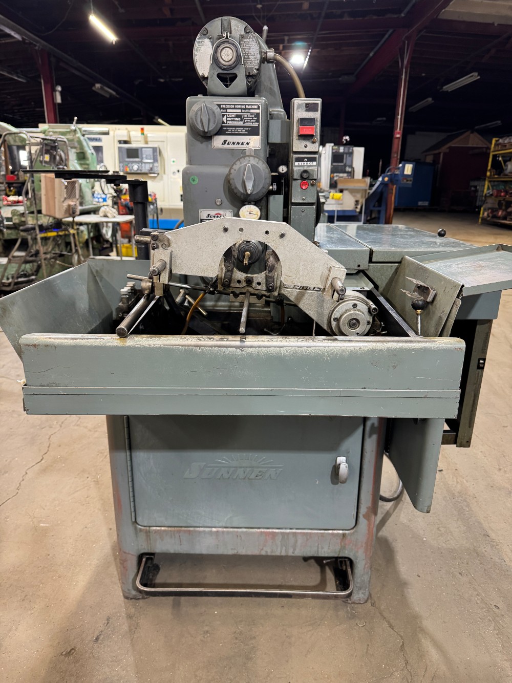 Sunnen #MBB-1680-MS, Power Stroke Horizontal Hone, 0.060"-3.750" honing diameter, 16" blind bore length