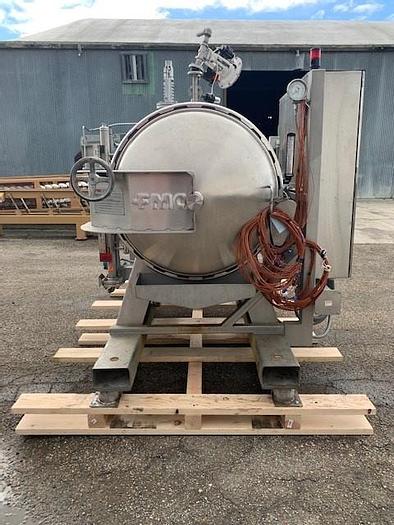 35" x 36" FMC #ABRS, Stainless Steel Retort Autoclave, 75 psi @ 300°F, 1997