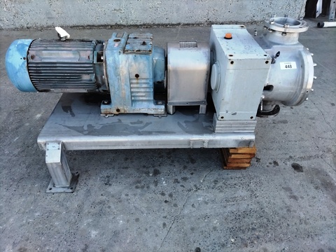 Fristam #FKL-600, Positive Displacement Pump, 75 HP, 7" in/out, flanged, 230/460 Volts