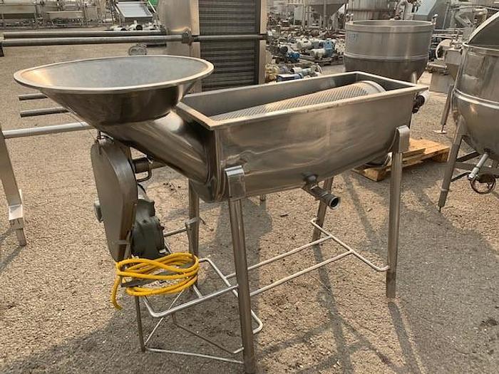 Fine Saver, Stainless Steel Rotary Drum Separator, 1/3 HP drive, 208-230/460 Volt