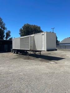 1750 KW Caterpillar #XQ1750, Diesel Power Module, 1800 RPM, 480 Volt, sound attenuated, 2,000-gallon double