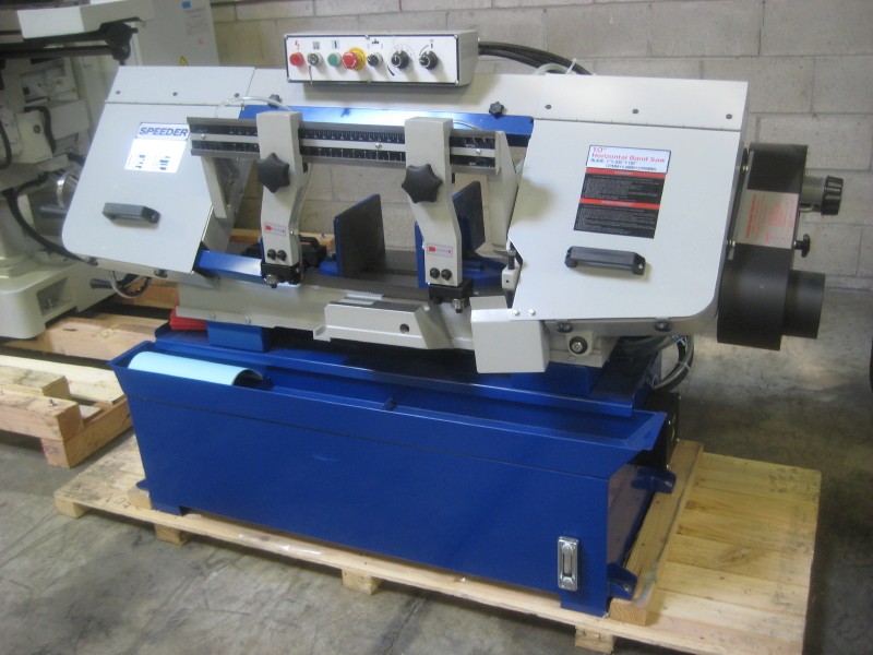 10" x 16" Acra Speeder #FHBS-250V, Horizontal Band Saw, 45° miter, 135" x 1" x 0.032" blade, 2 HP, 82-259