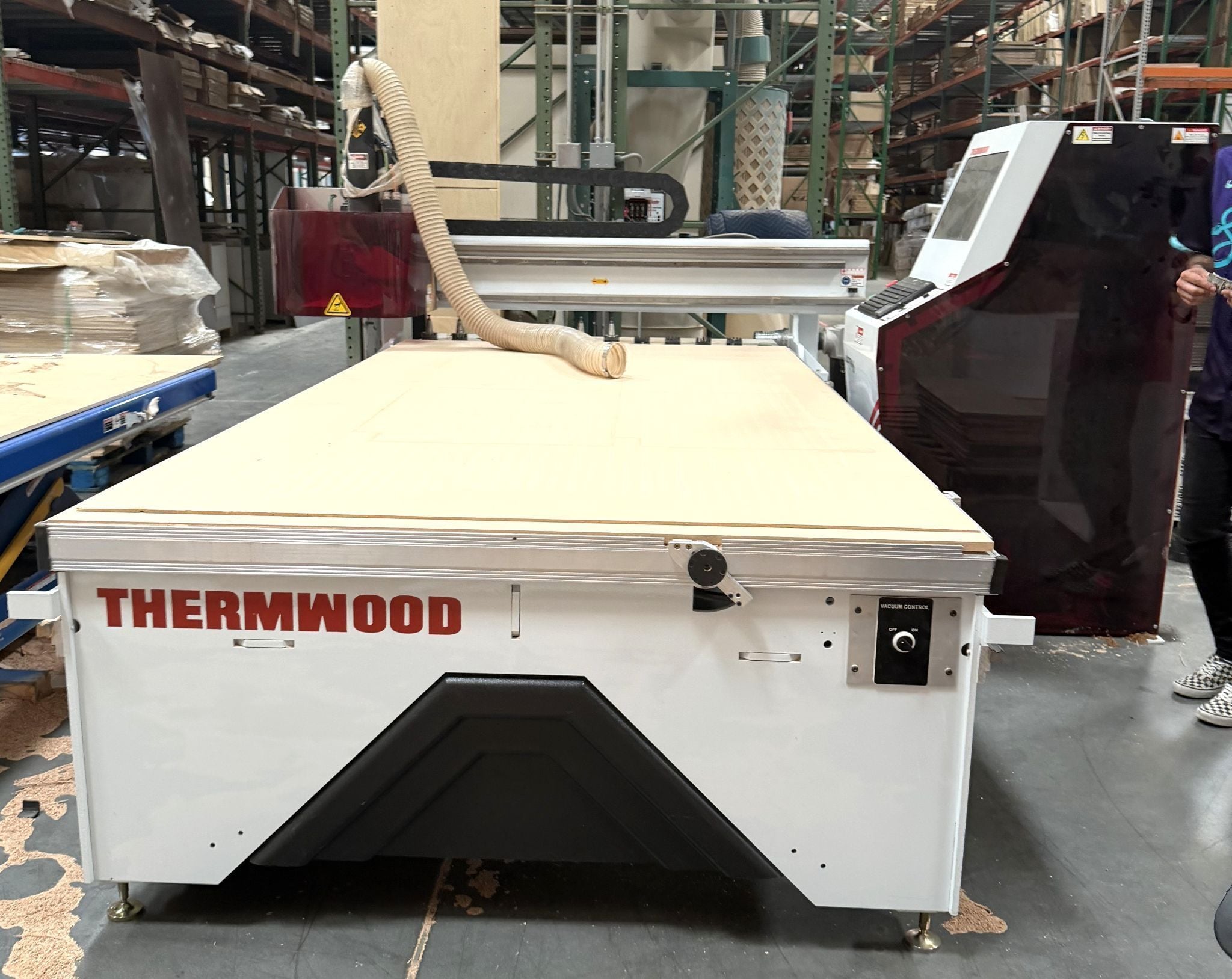 Thermwood #CS43-510, 3-Axis CNC Router, 121.5" X, 76" Y, 9.8" Z, 5' x 10' table, 12 HP, 24,000 RPM