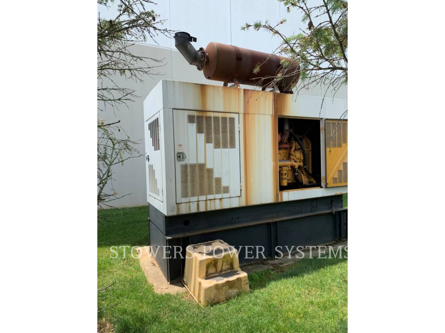 Caterpillar #3406C, stationary diesel generator set, PMG, 278 hours, 2004