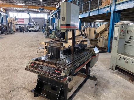 18" x 18" Marvel #Series-8-Mark-II, vertical band saw, 24" x24" tbl., 14' 6" x 1" blade, 50-450 FPM, variable