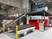 Alpha Laser #Fiber-Pro, fiber laser, 3000 watt, 5' x 10', IPG YLR-3000 source, Siemens 840D control, chiller