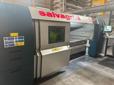 Salvagnini #L3, fiber laser, 3000 watt, 10-tray tower, part take-out automation, automatic nozzle changer