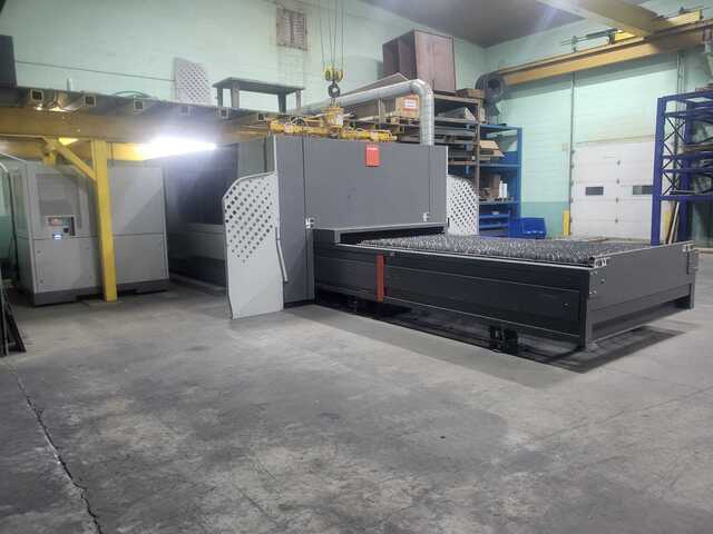 Bystronic #BySmart-Fiber-3015, CNC fiber laser, 6000 watt, 5' x 10', shuttle table, 122" X, 60" Y, 4" Z, low