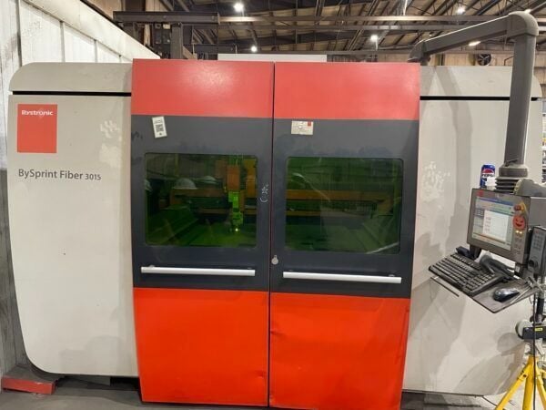 Bystronic #BySprint-Fiber-3015, fiber laser, 6000 watt, ByTrans 3015 Extended automation, dust collector, 2014