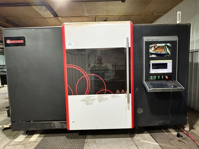 Durmapress #85-4020H, fiber laser, 6000 watt, 6' x 12' table, combined 20' tube cutter, IPG source, CypCut