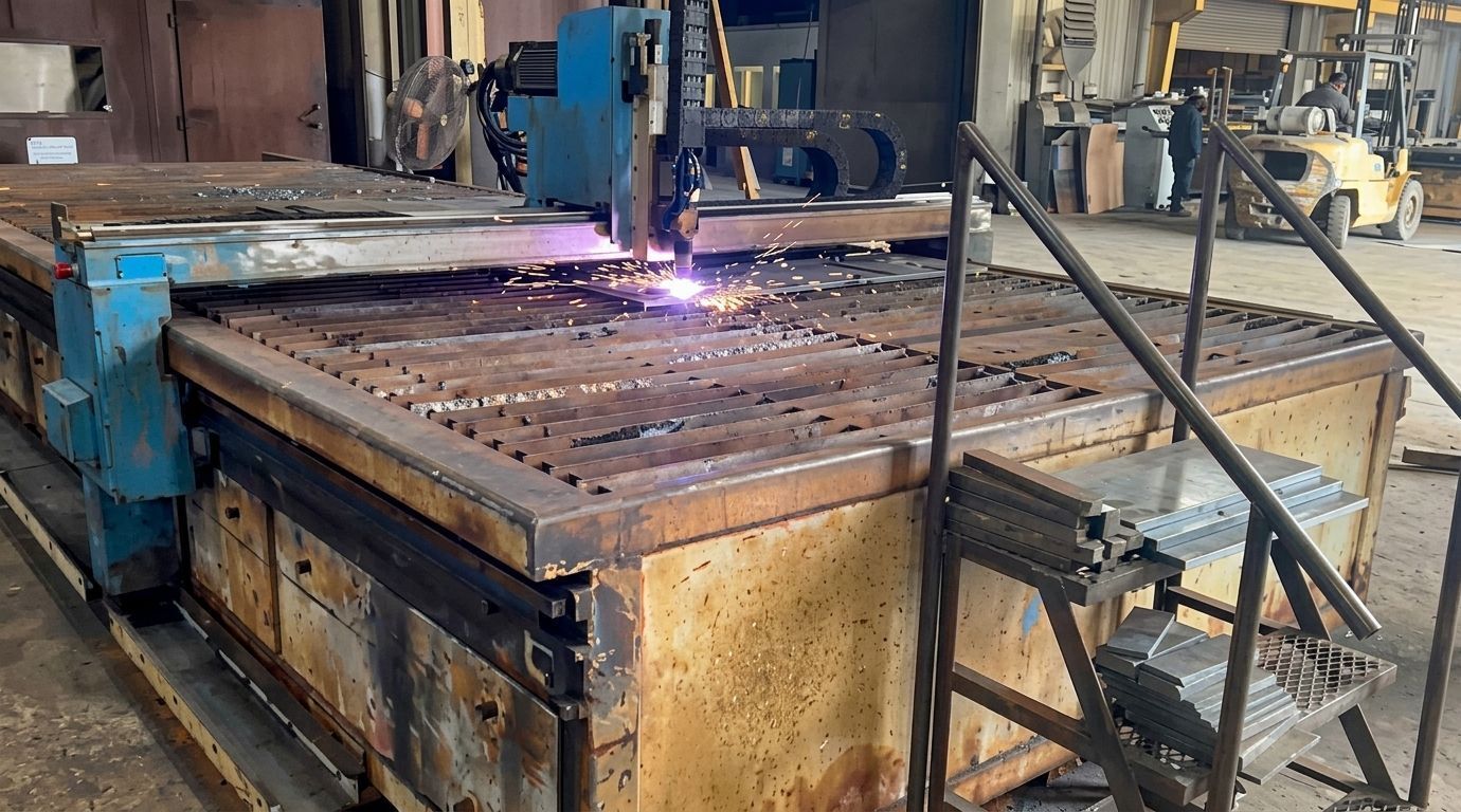 AKS #Accu-Kut-P0824, 8' x 24' Hi-Def CNC plasma cutting table, Hypertherm XPR300, 300 amps, Edge Connect CNC