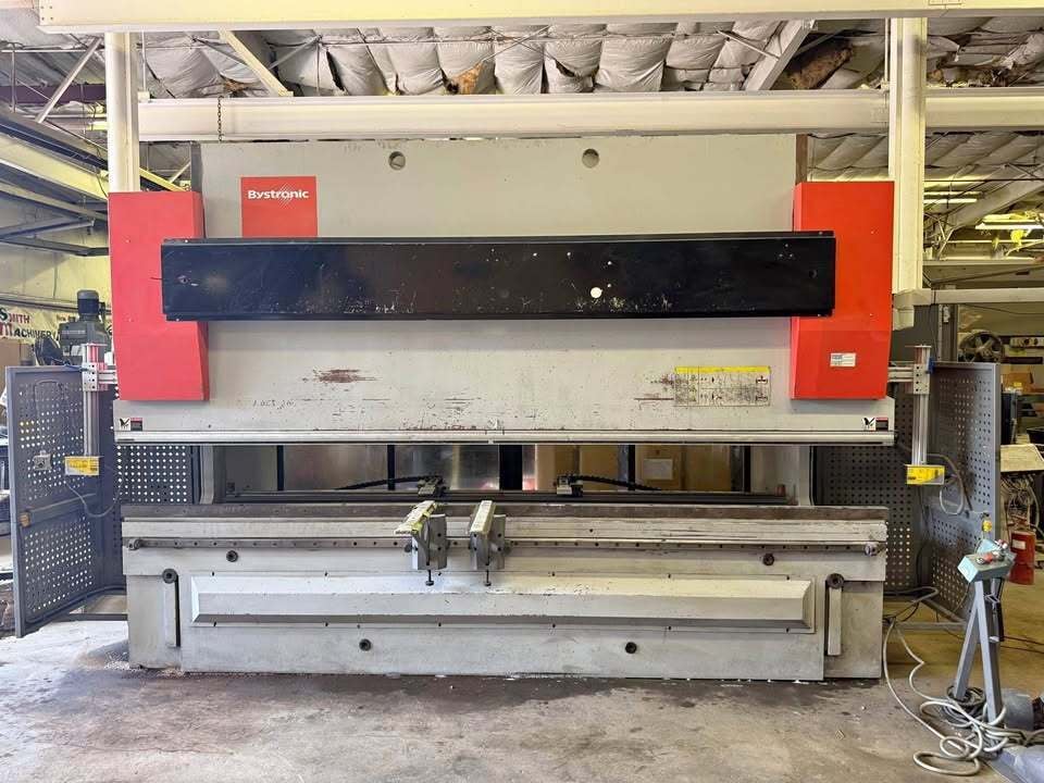 160 Ton, Bystronic #Xact-160, CNC press brake, 13' overall, 6-axis backgauge, 2015